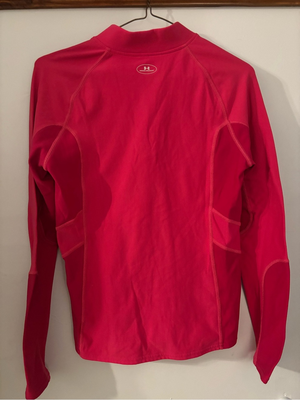 Under Armour Bright Pink Full-Zip Athletic Pullover - Picture 5 of 5